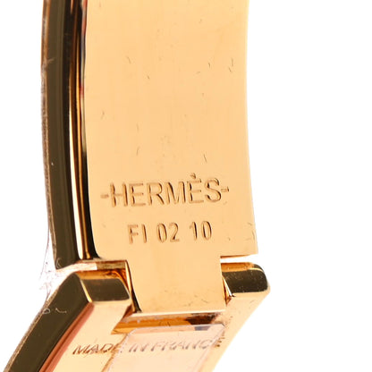Hermes Enamel Narrow Clic Clac H Bracelet PM White 3 of 4
