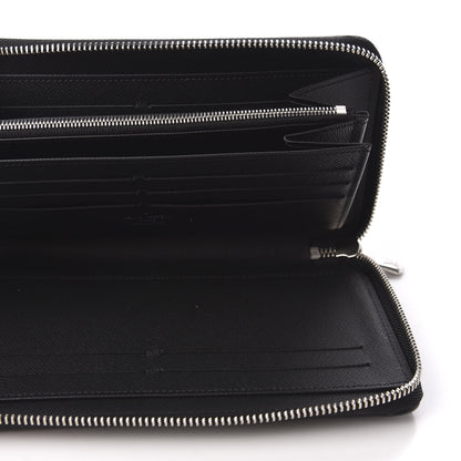 Louis Vuitton Taiga Zippy Organizer Wallet Black 6 of 9