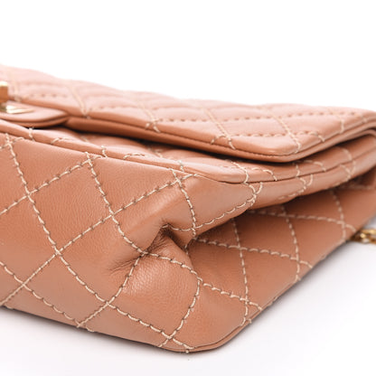 Chanel Calfskin Stitched 2.55 Reissue 226 Flap Beige 8 of 12