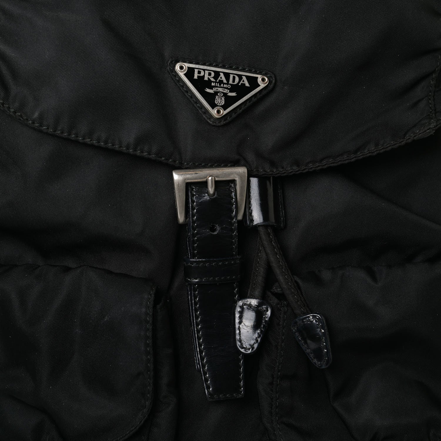 Prada Tessuto Nylon Small Backpack Black 15 of 18