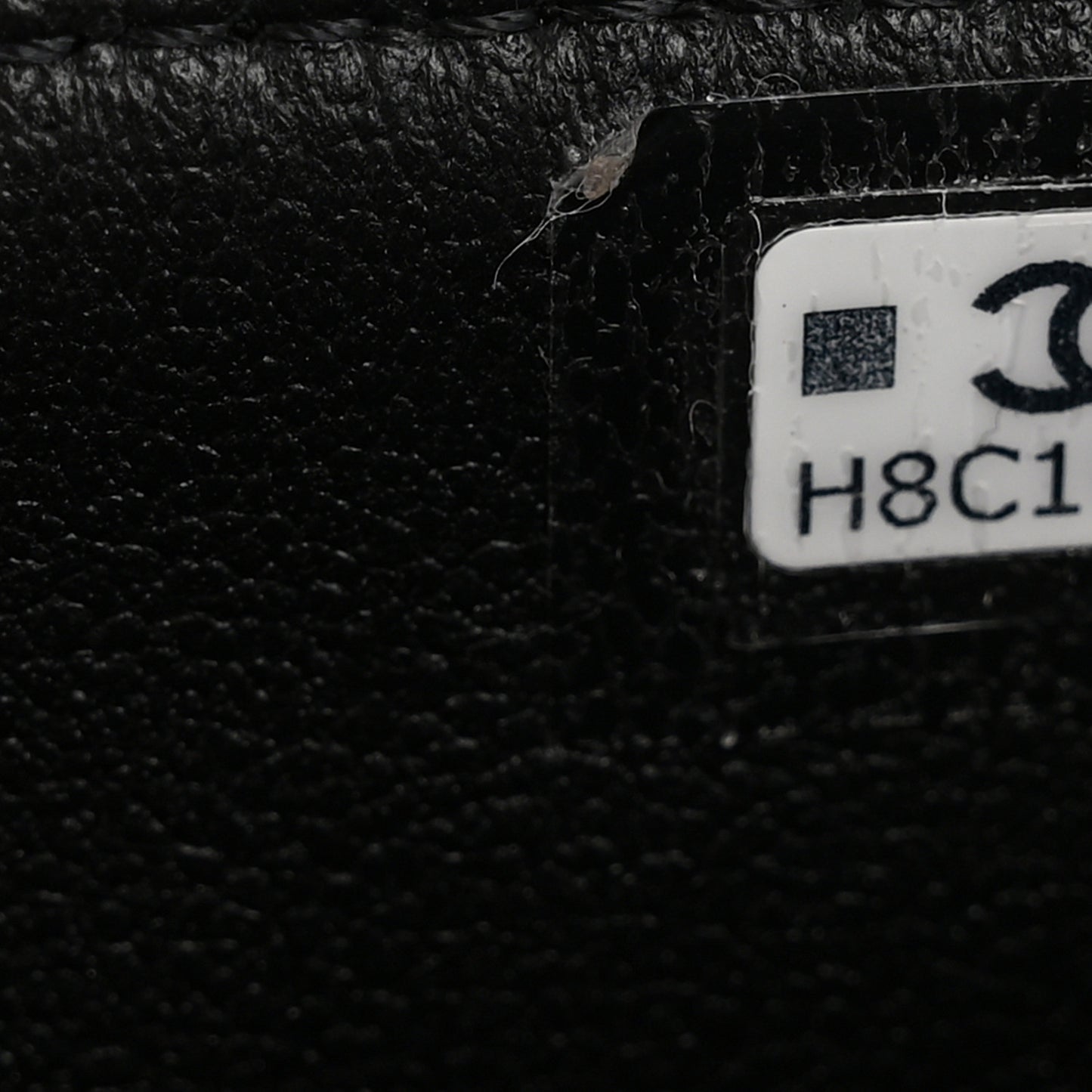 Lambskin Quilted Flap Phone Holder With Chain So Black