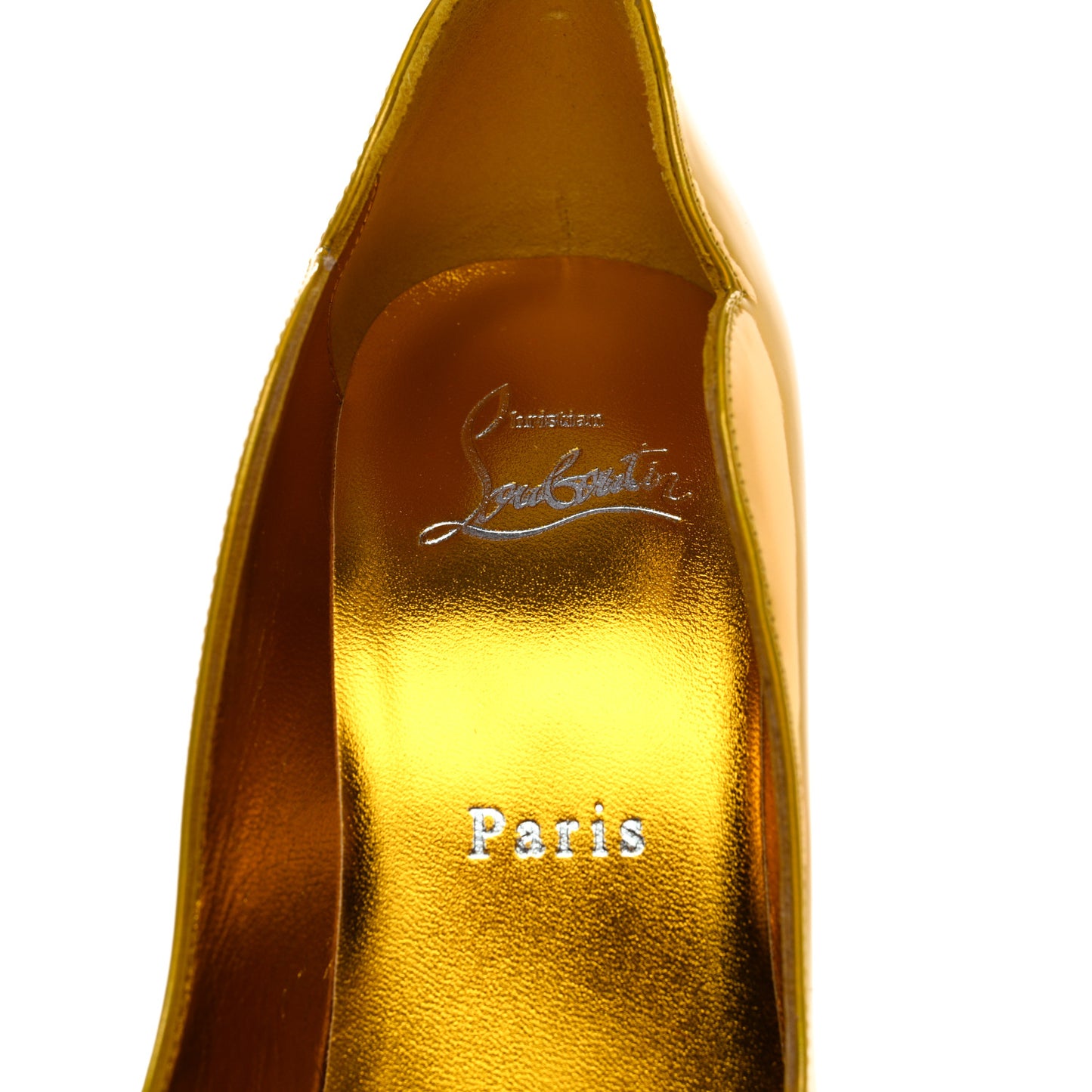 Metallic Hot Chick 100 Pumps 36.5 Yellow