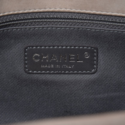 Chanel Iridescent Calfskin Glint Flap Beige 6 of 17