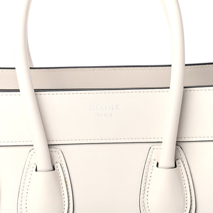 Celine Smooth Calfskin Micro Luggage White 8 of 8