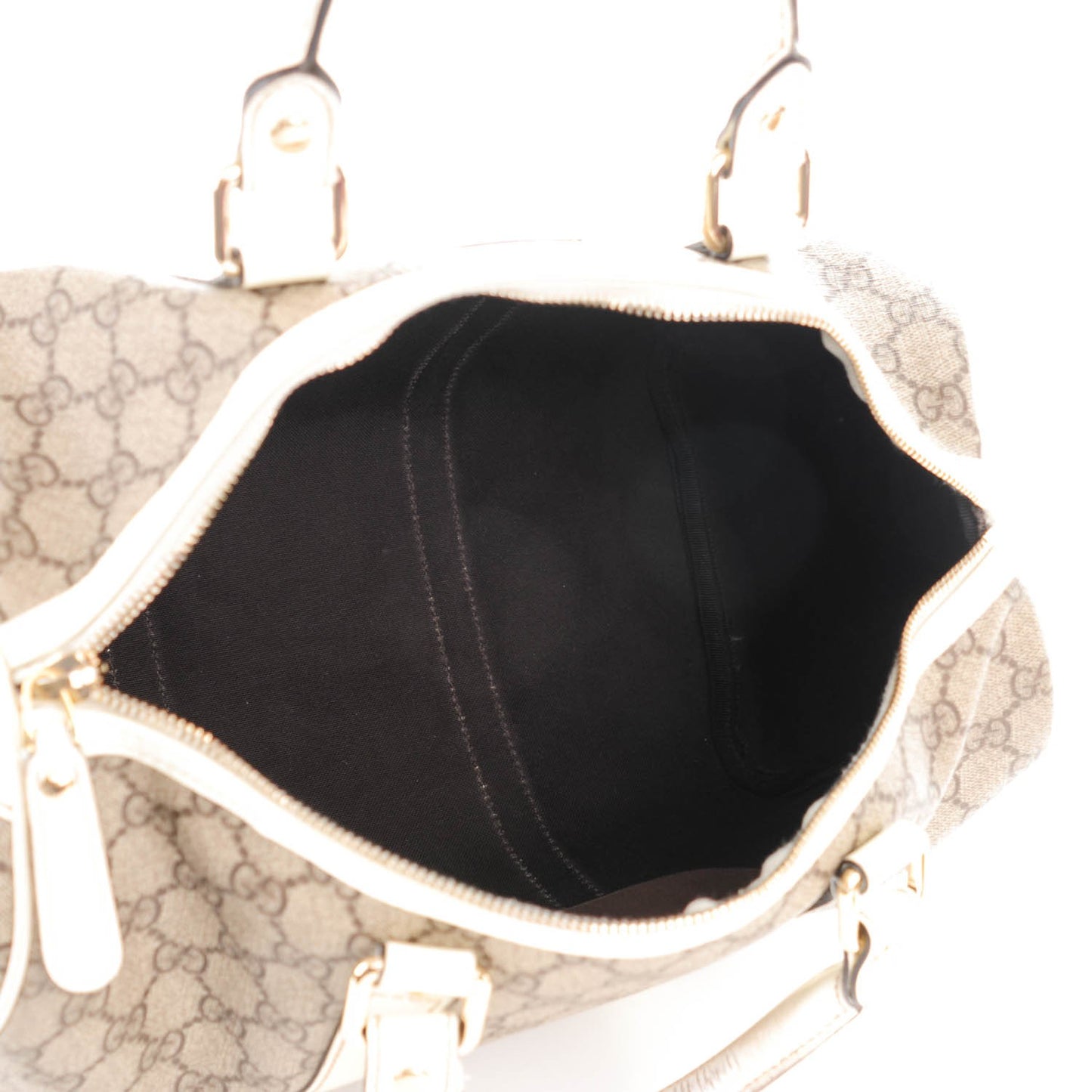 GG Plus Monogram Medium Joy Boston Off White