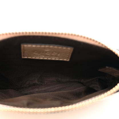 Gucci GG Supreme Monogram Selleria Key Case Mystic White Oatmeal 5 of 6