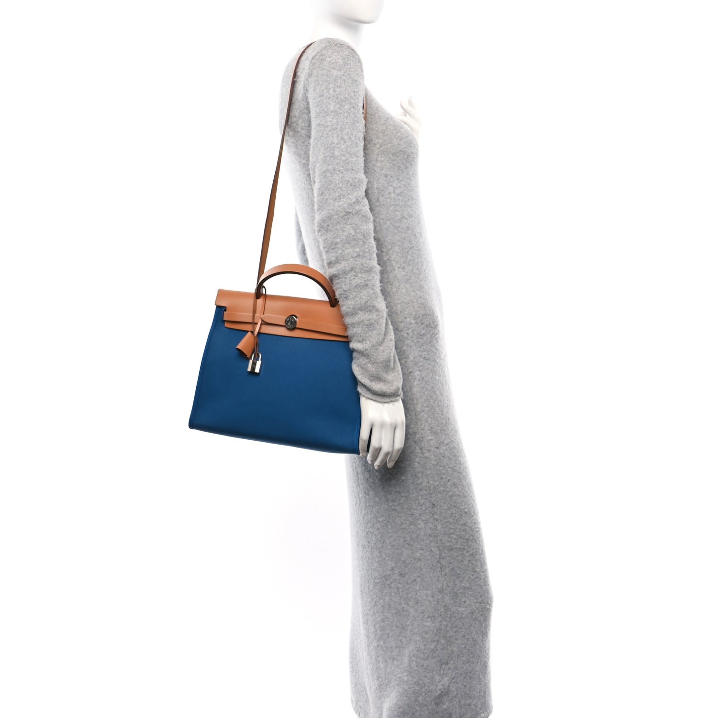 Toile Officier Vache Hunter Verso Herbag Zip PM 31 Bleu Tempete Natural