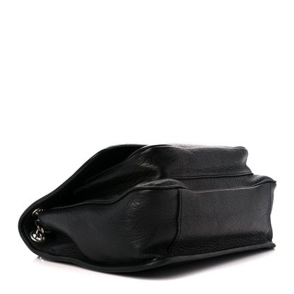 Saint Laurent Grained Lambskin Monogram Medium Niki Chain Satchel Black 4 of 11