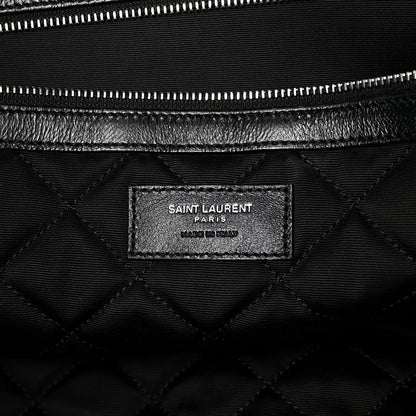 Saint Laurent Calfskin Quilted ES Giant Travel Bag Black 5 of 9