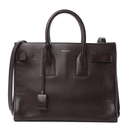 Saint Laurent Calfskin Small Sac De Jour Amarena 1 of 13