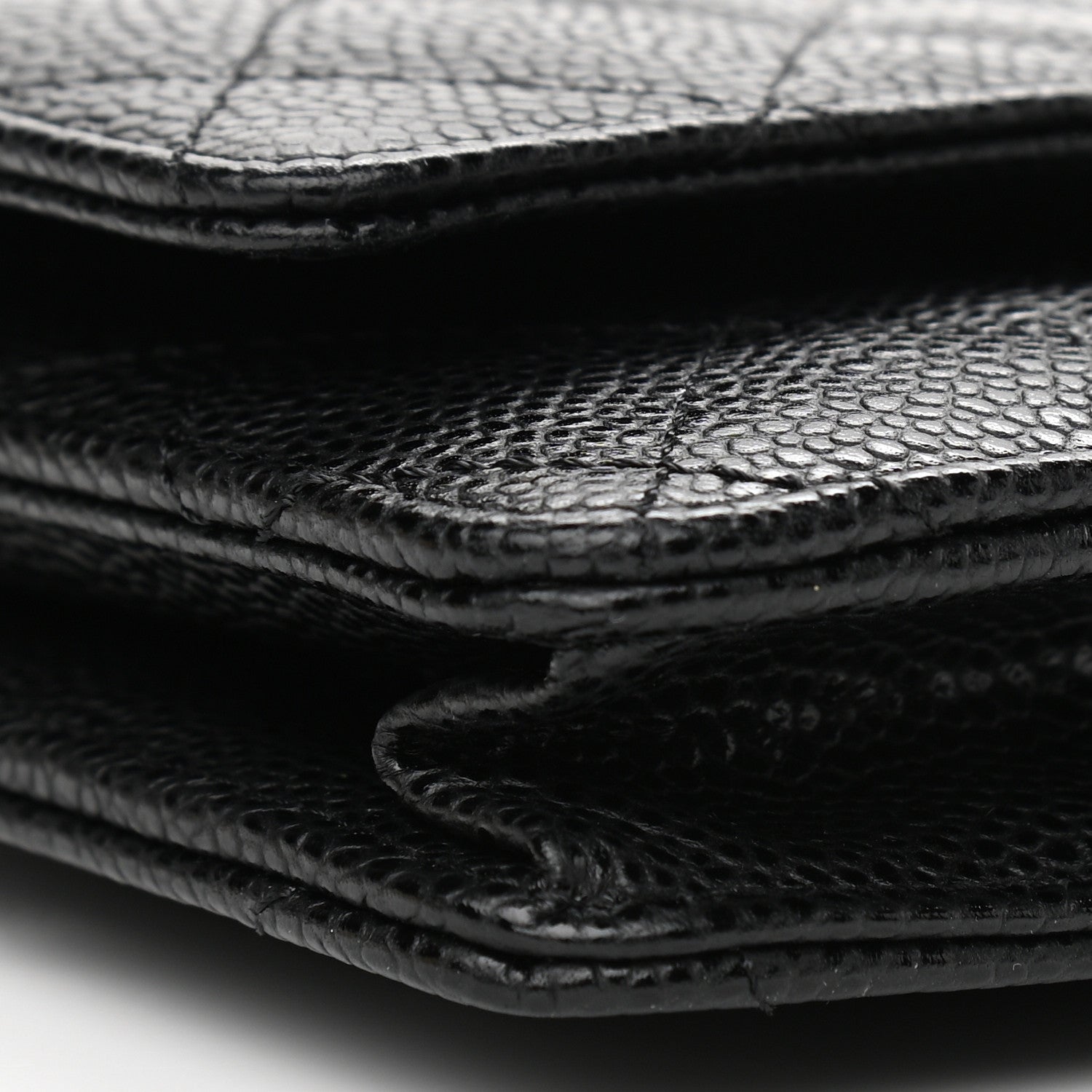 Chanel Caviar Quilted Wallet On Chain WOC Black 10 of 12