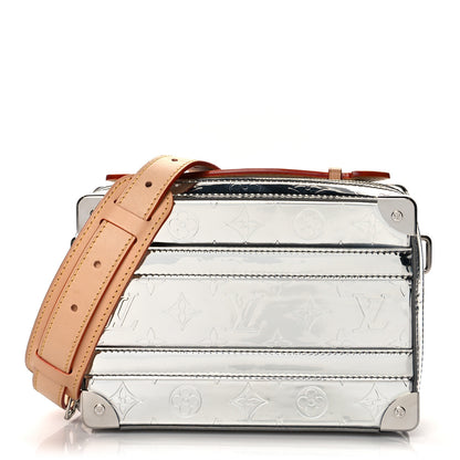 Louis Vuitton Monogram Mirror Handle Trunk Silver 1 of 9