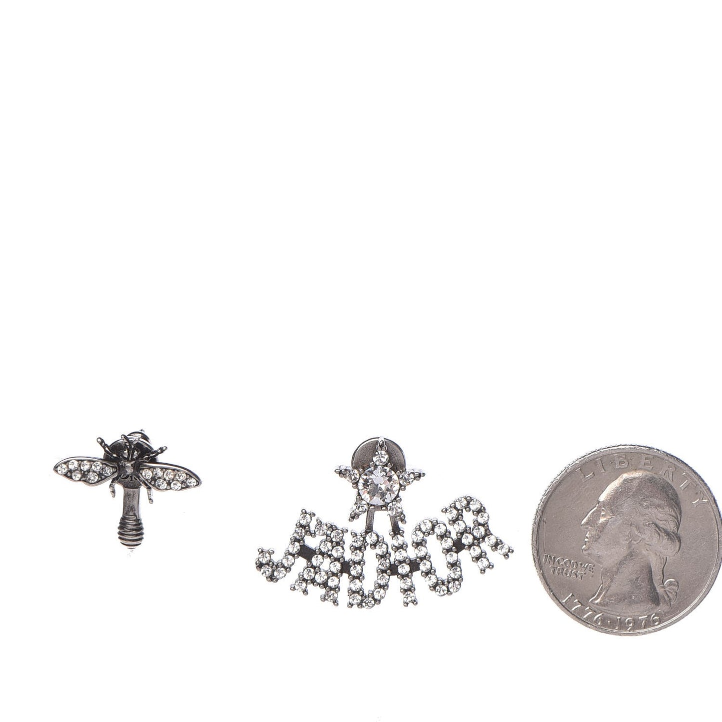 Palladium Crystal J'adior Earrings