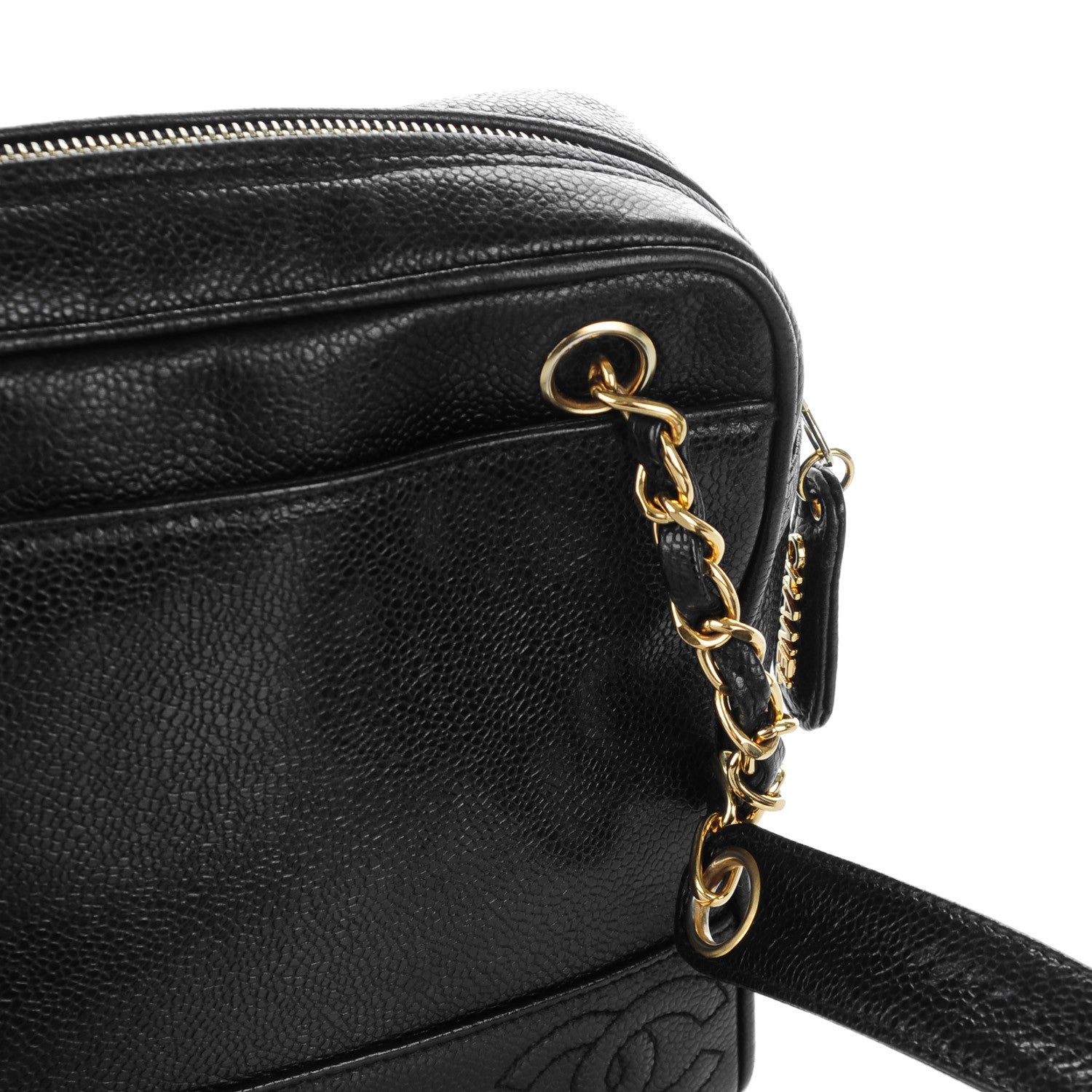 Chanel Caviar CC Shoulder Bag Black 11 of 11
