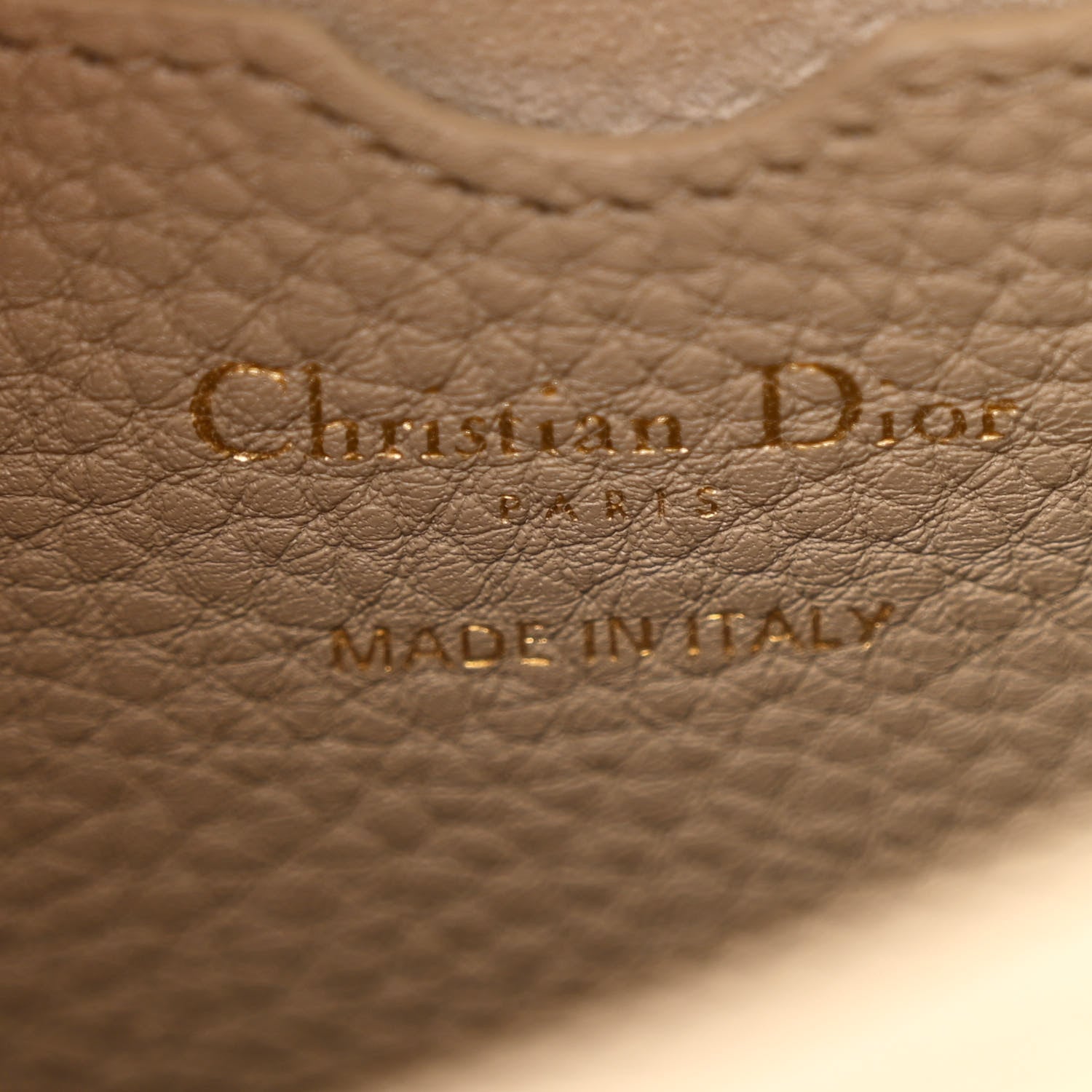 Christian Dior Grained Calfskin Medium Bobby Flap Beige 6 of 10