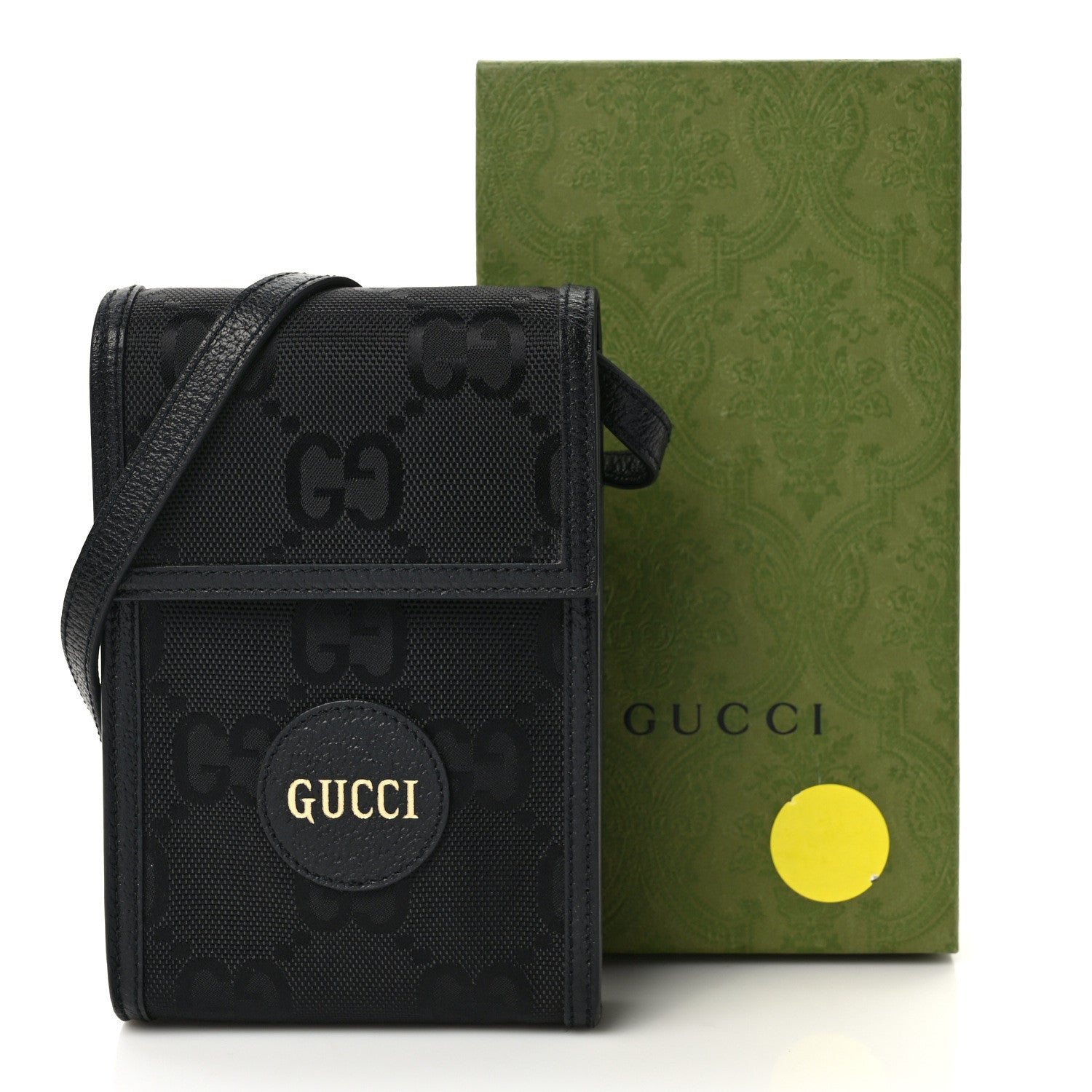 Gucci Econyl Nylon Monogram Off The Grid Crossbody Bag Black 9 of 9