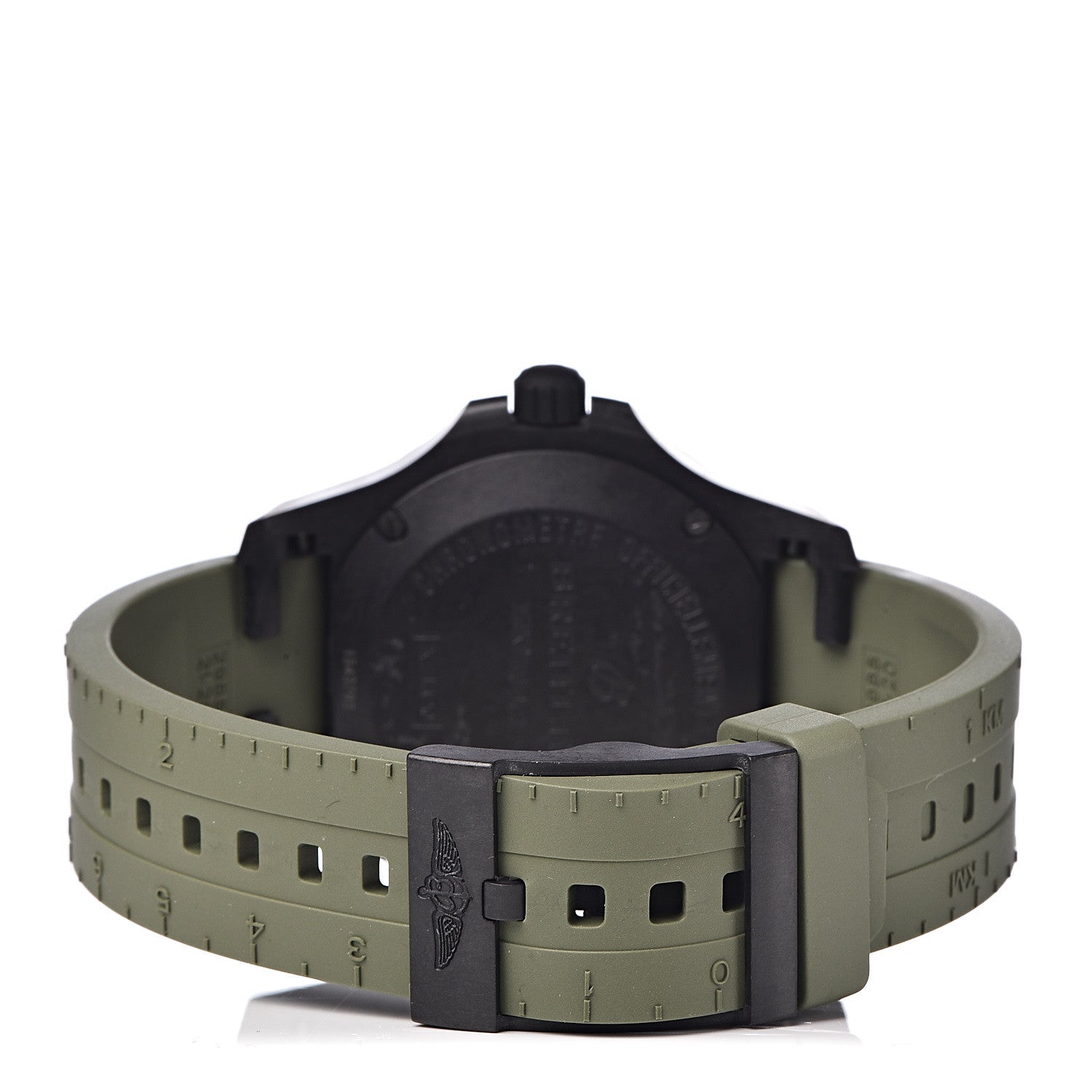 Breitling Breitlight Rubber 45mm Colt Skyracer Automatic Watch Green X74320 4 of 8