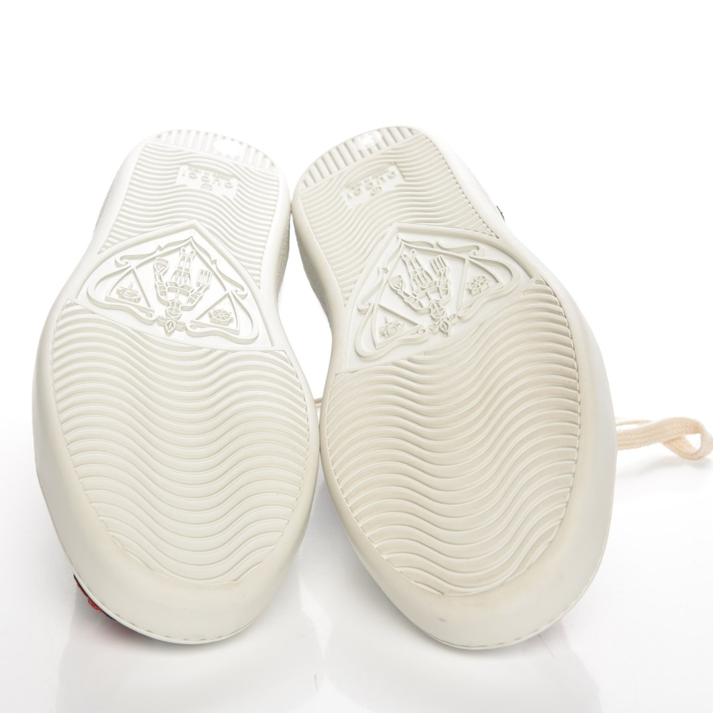 Metallic Calfskin Floral Embroidered Ace Sneakers 38 Silver