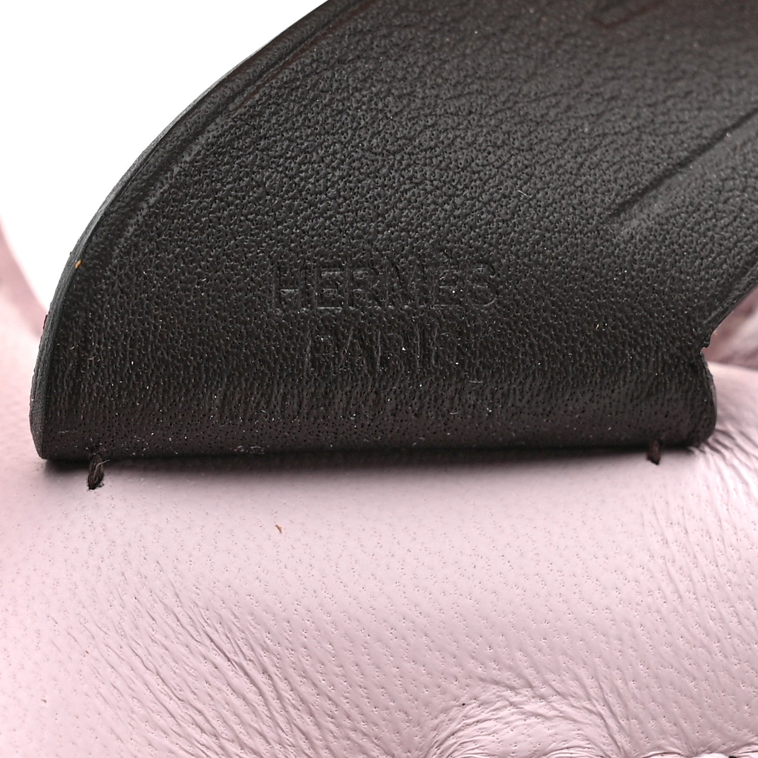 Hermes Milo Lambskin Grigri Rodeo Pegase Horse Bag Charm PM Mauve Pale Sesame Ebene 4 of 5