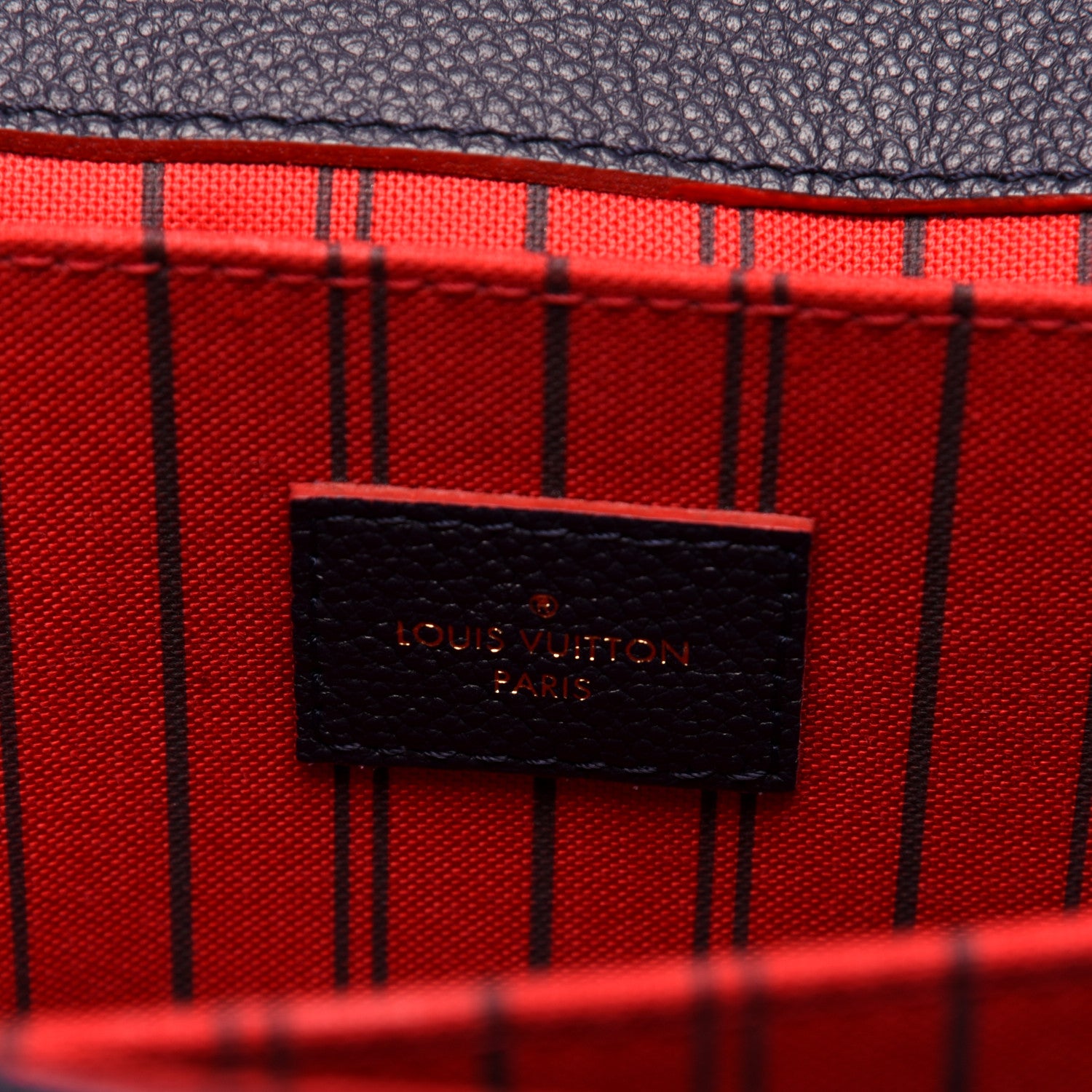 Louis Vuitton Empreinte Pochette Metis Marine Rouge 7 of 12