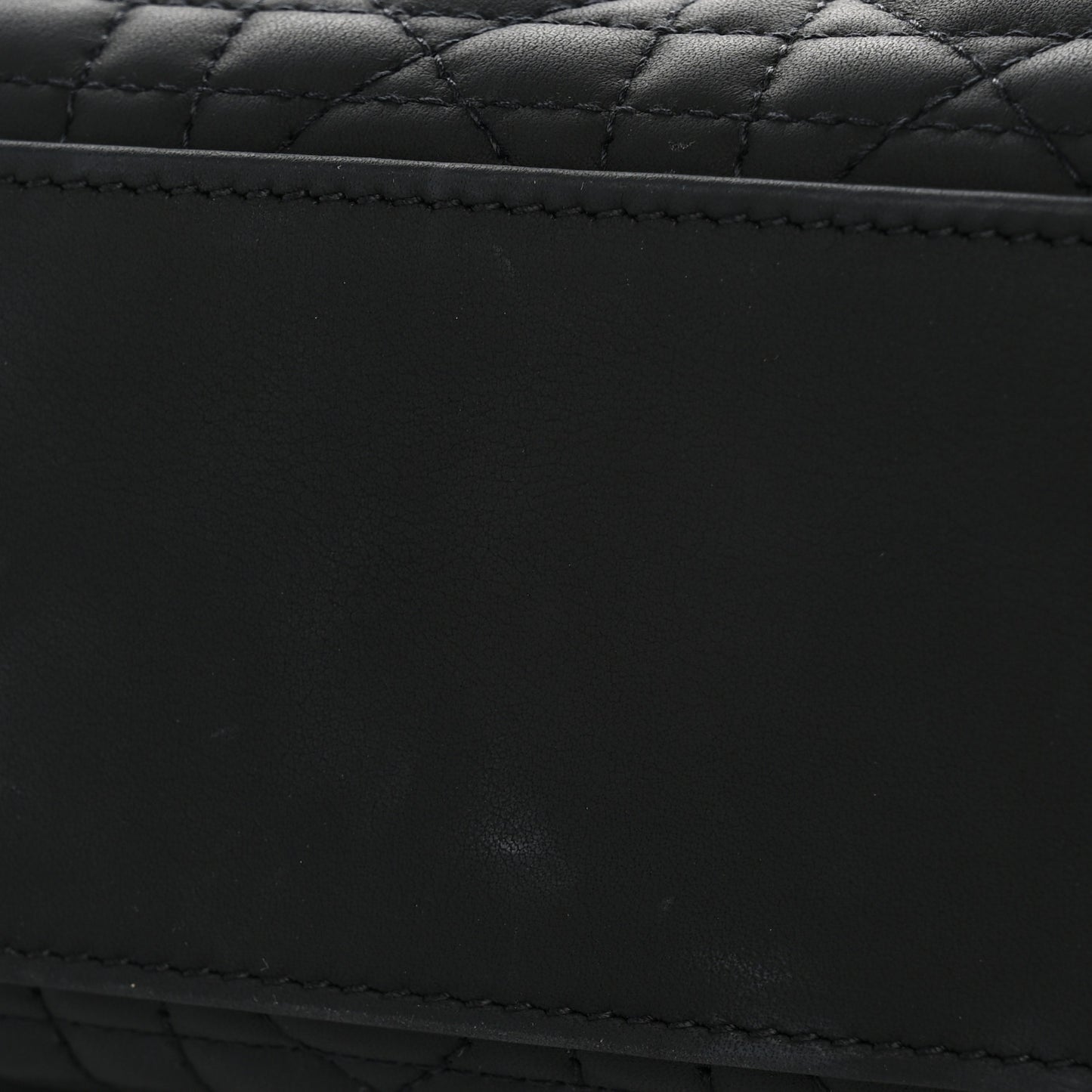 Ultra Matte Calfskin Cannage Small My ABCDior Lady Dior Black