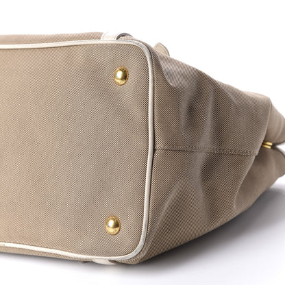 Prada Jacquard Logo Tote Talco 10 of 11