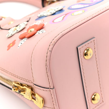 Louis Vuitton Epi Blooming Flowers Alma BB Rose Ballerine 14 of 19