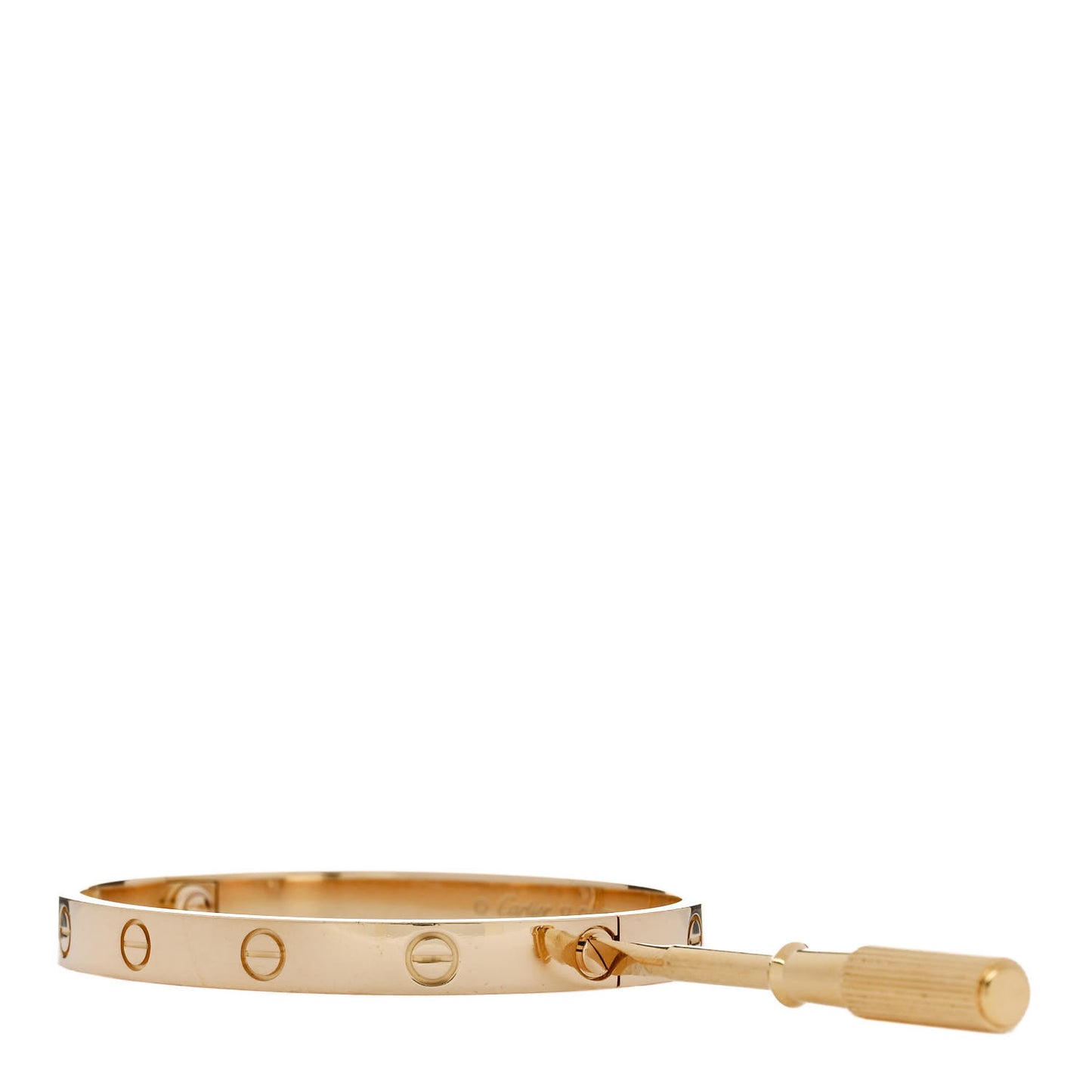 18K Yellow Gold LOVE Bracelet 17