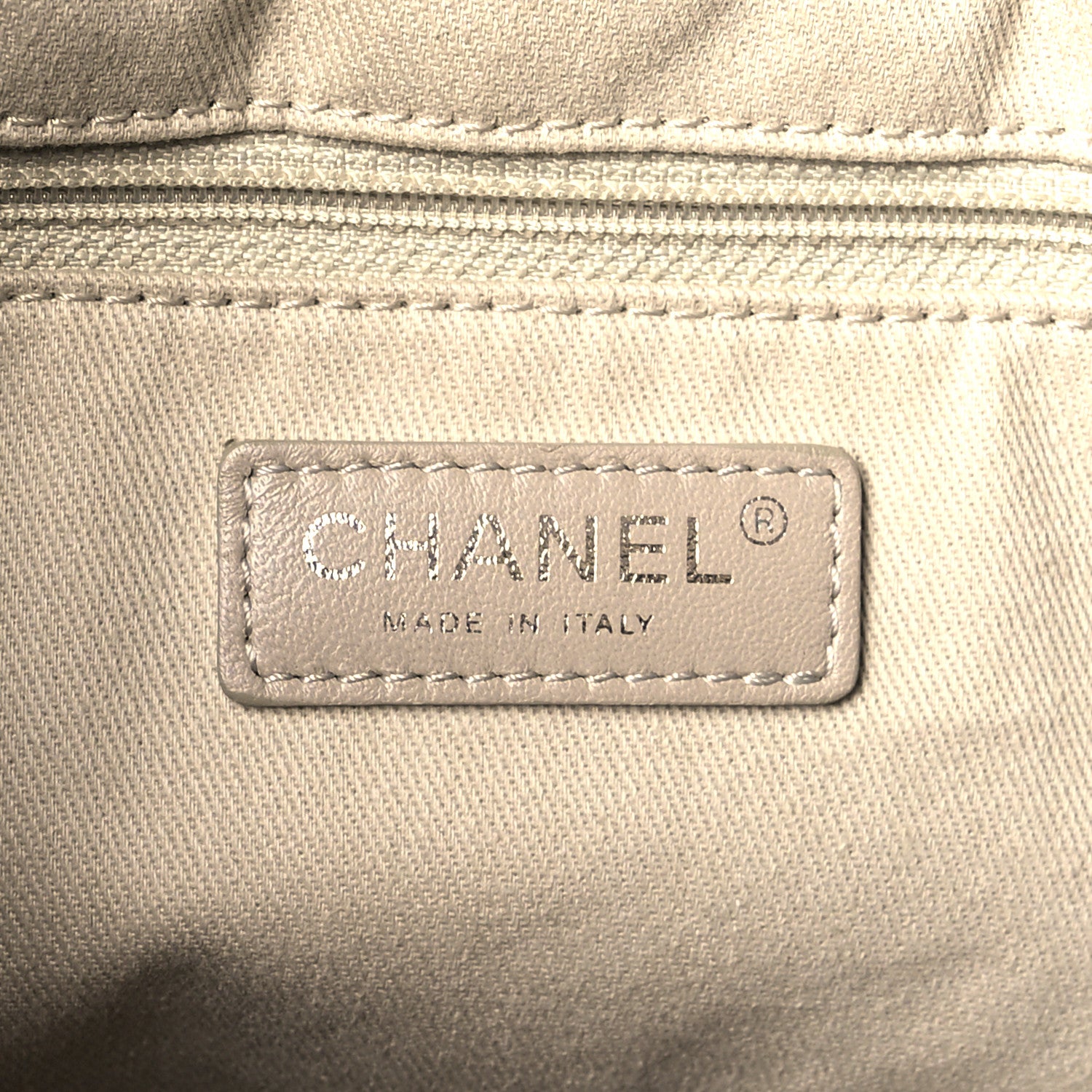 Chanel Caviar Quilted Timeless CC Soft Tote Navy Blue 5 of 9
