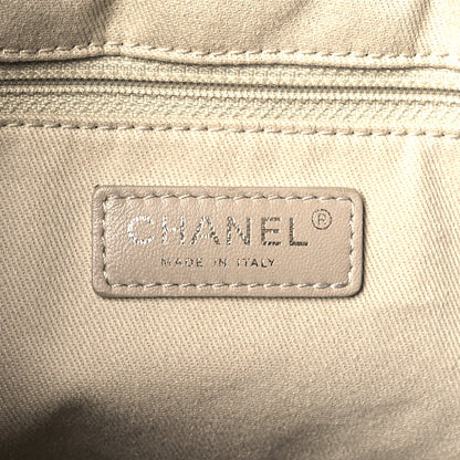 Chanel Caviar Quilted Timeless CC Soft Tote Navy Blue 5 of 9