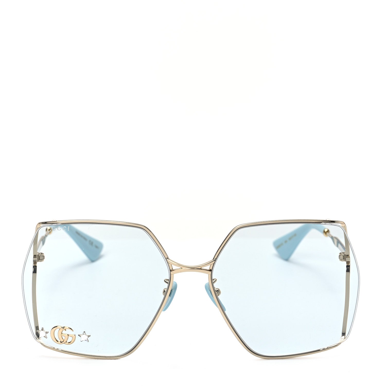 Gucci Metal Sunglasses GG0817S Gold 2 of 7