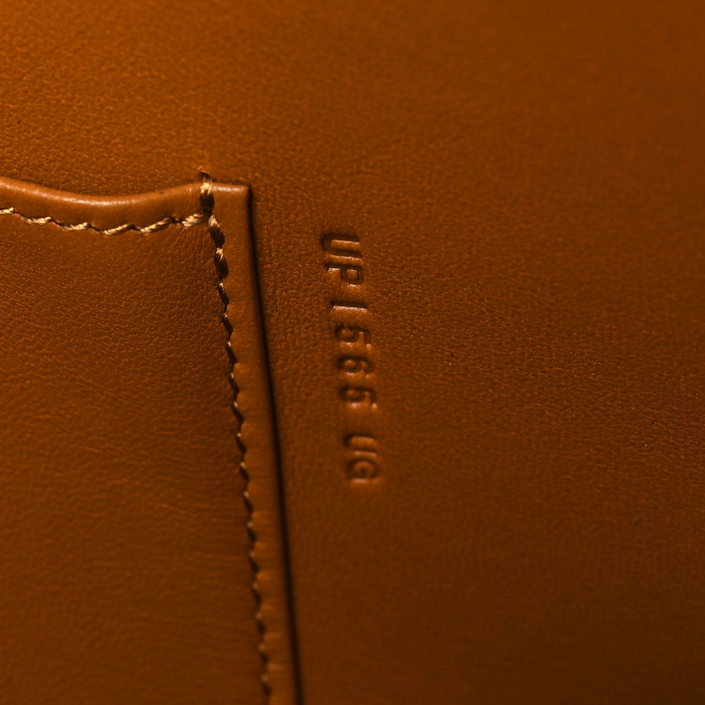Veau Doblis Suede Kelly Cut Clutch Pochette Ocre