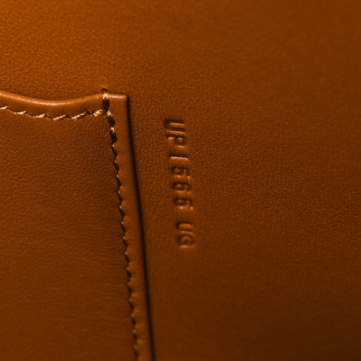 Hermes Veau Doblis Suede Kelly Cut Clutch Pochette Ocre 7 of 7