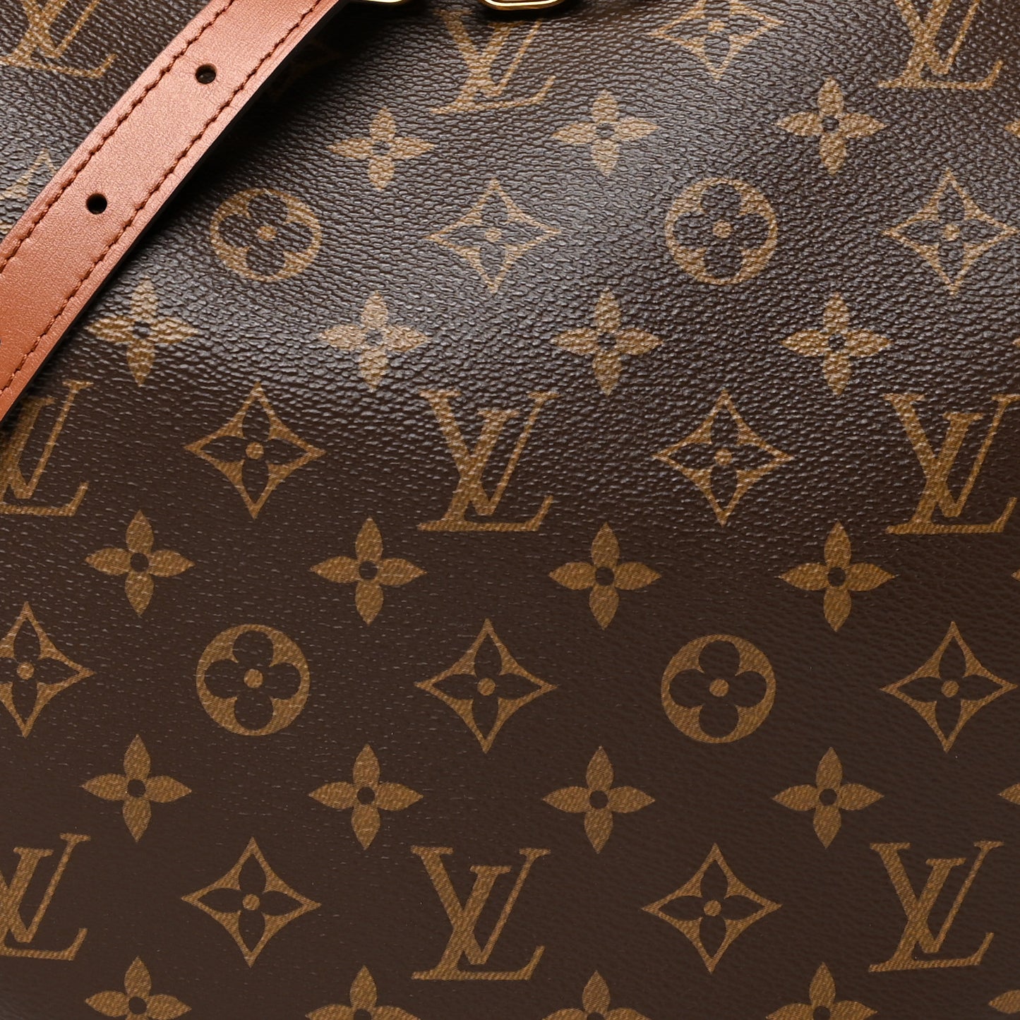 Reverse Monogram Loop Hobo