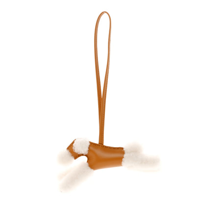 Hermes Milo Lambskin Shearling Budy Charm Biscuit 1 of 5