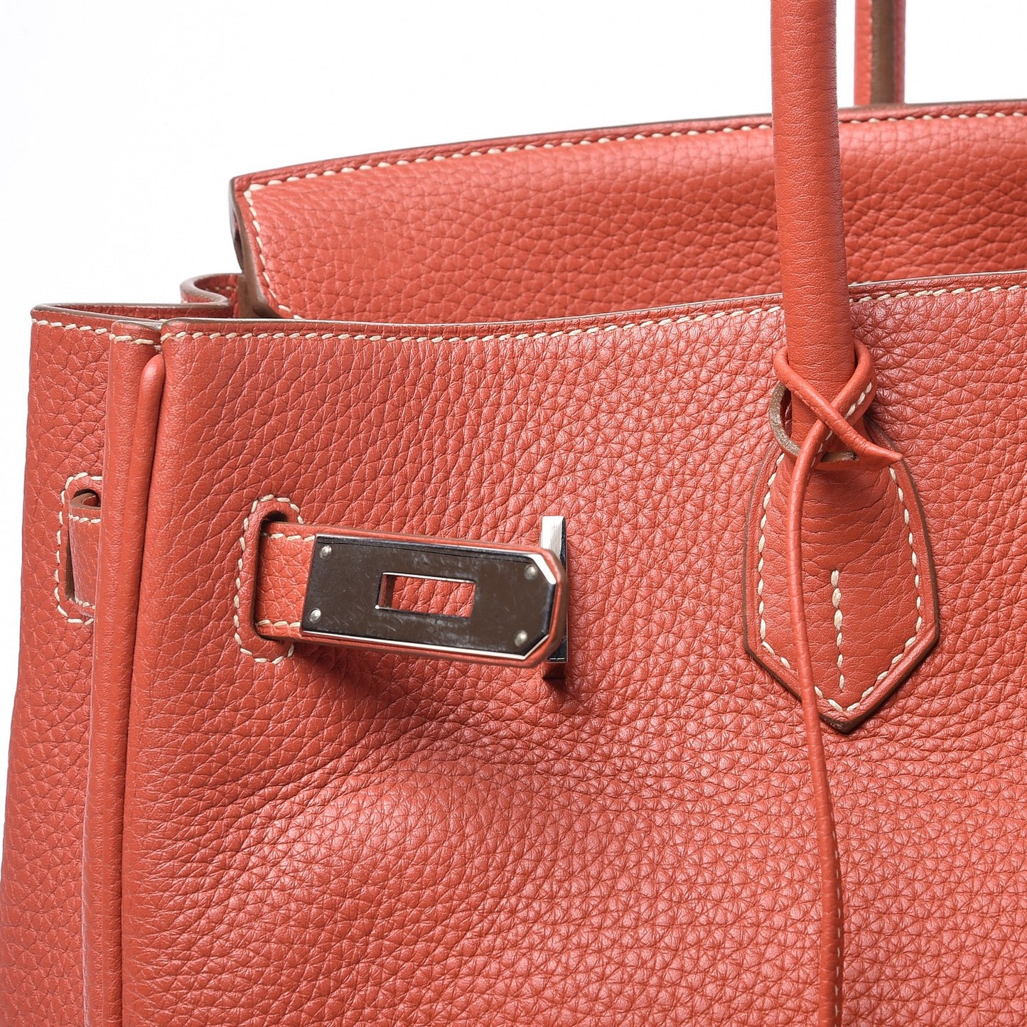 Taurillon Clemence Birkin 35 Sanguine