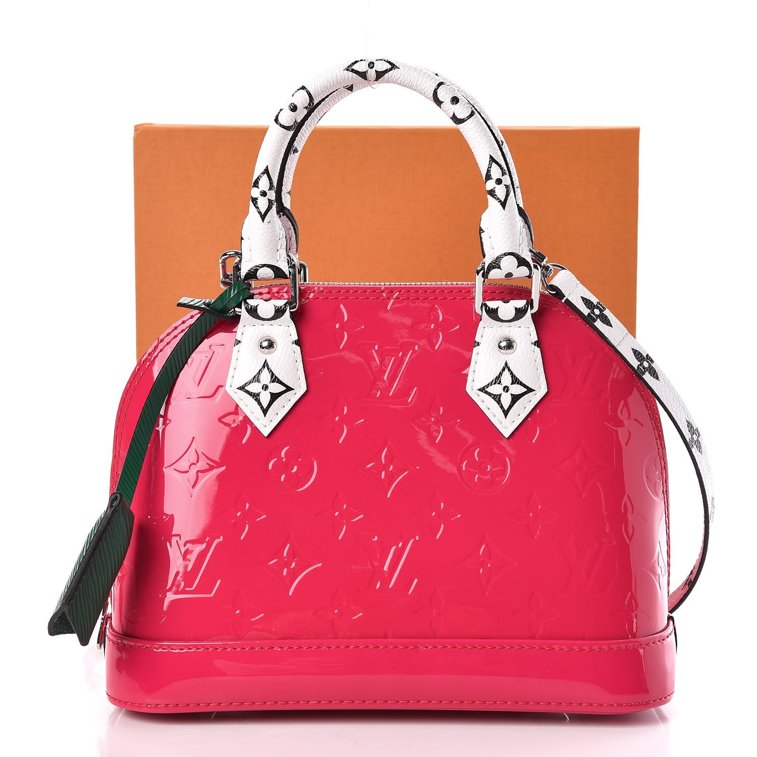 Louis Vuitton Vernis Alma BB Berlingot Pink 10 of 10