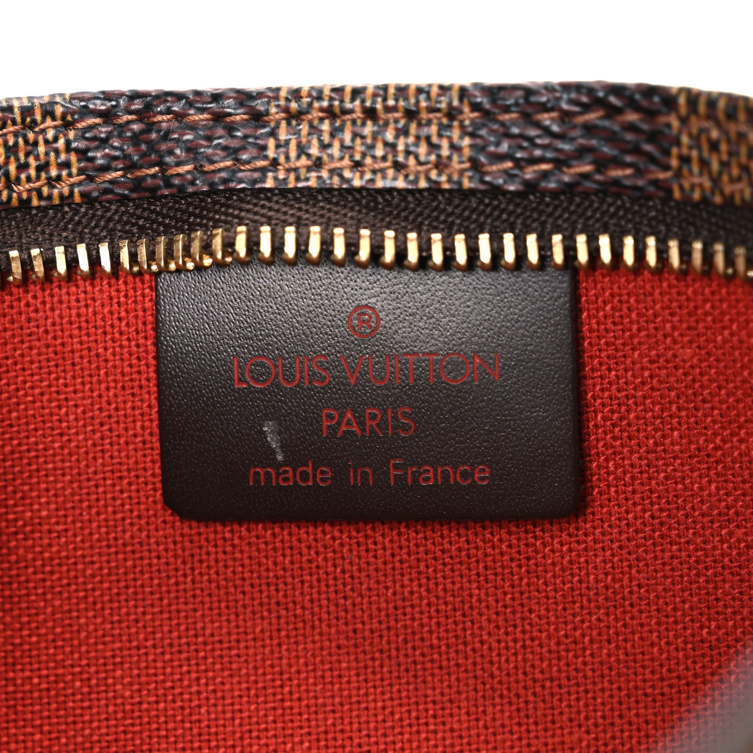 Louis Vuitton Damier Ebene Navona Pochette Accessories 6 of 9