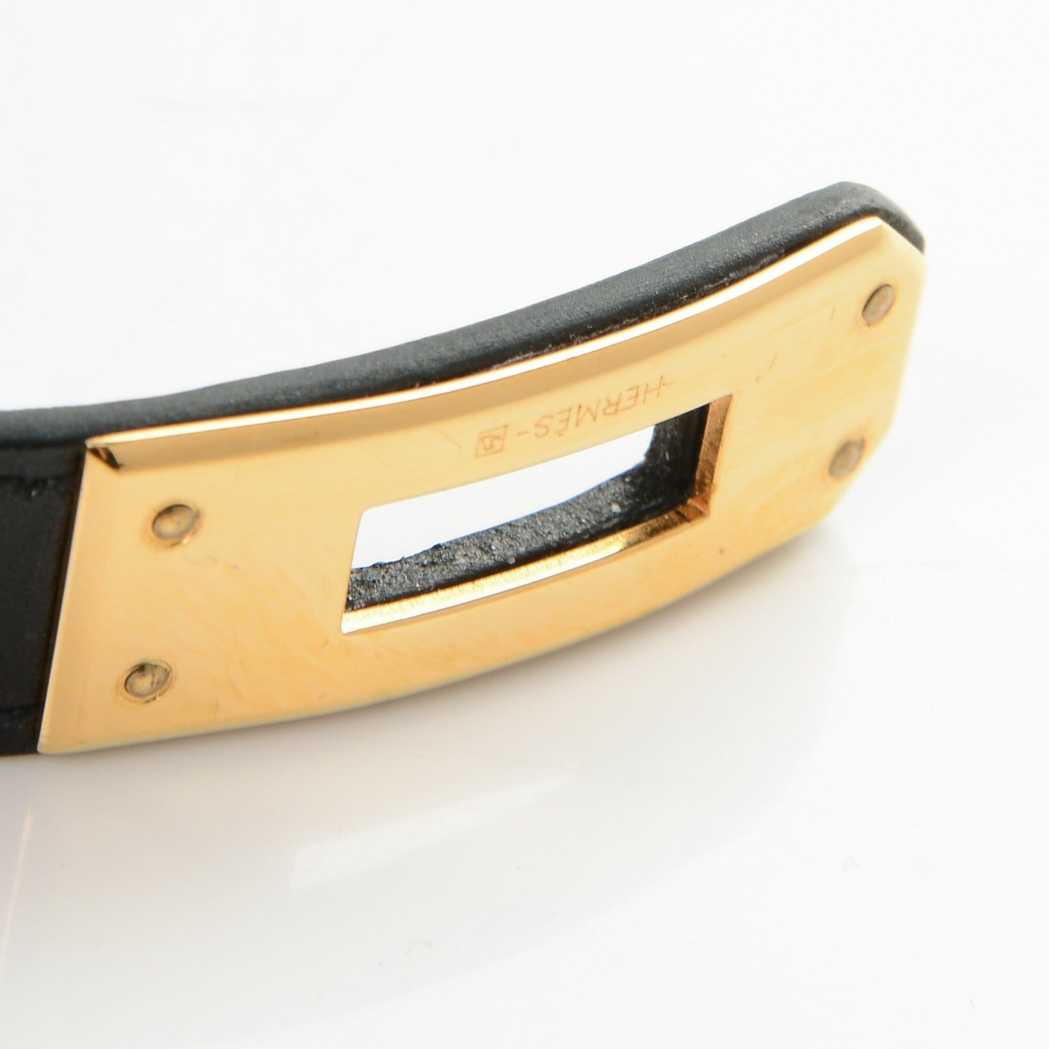 Hermes Box Kelly Double Tour Bracelet Small Black 7 of 7