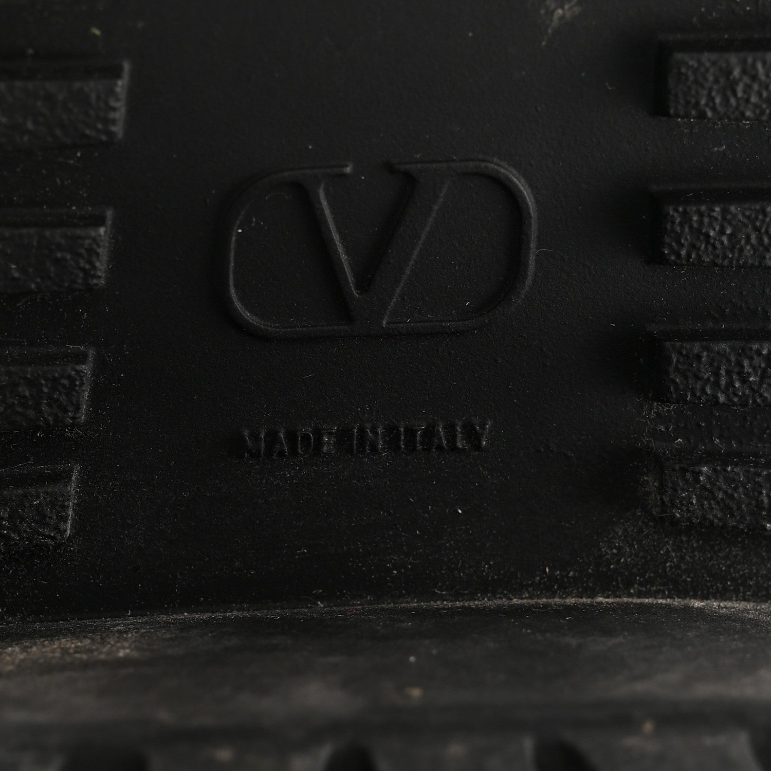 Valentino Garavani Calfskin Womens VLOGO 70mm Combat Boots 37.5 Black 7 of 10