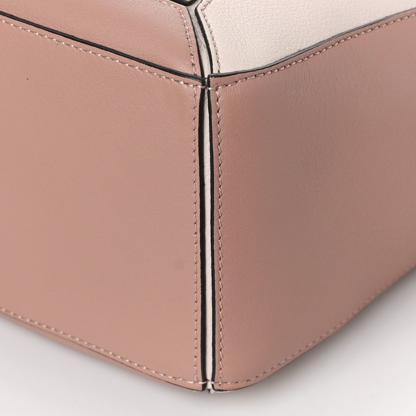 Calfskin Suede Small Puzzle Bag Blush
