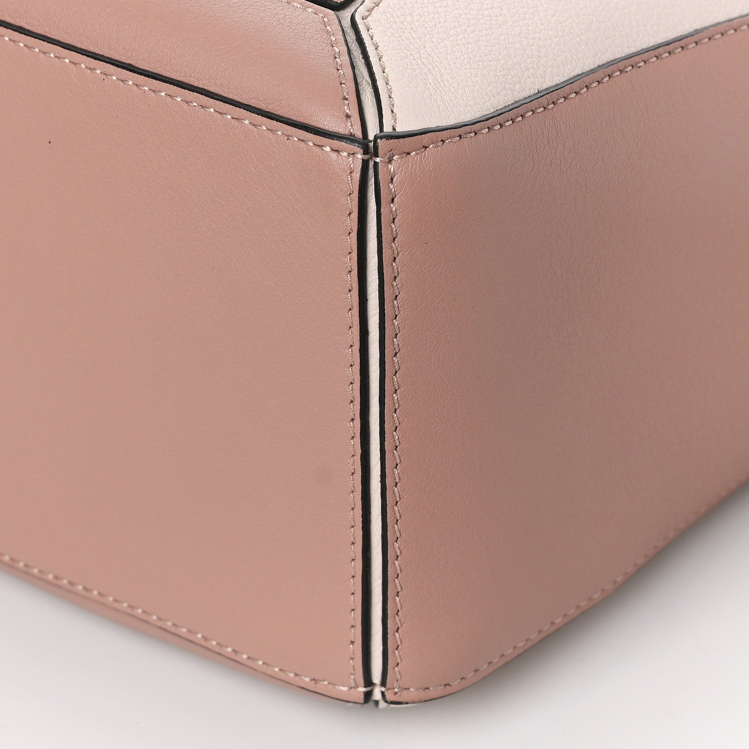 Loewe Calfskin Suede Small Puzzle Bag Blush 8 of 8