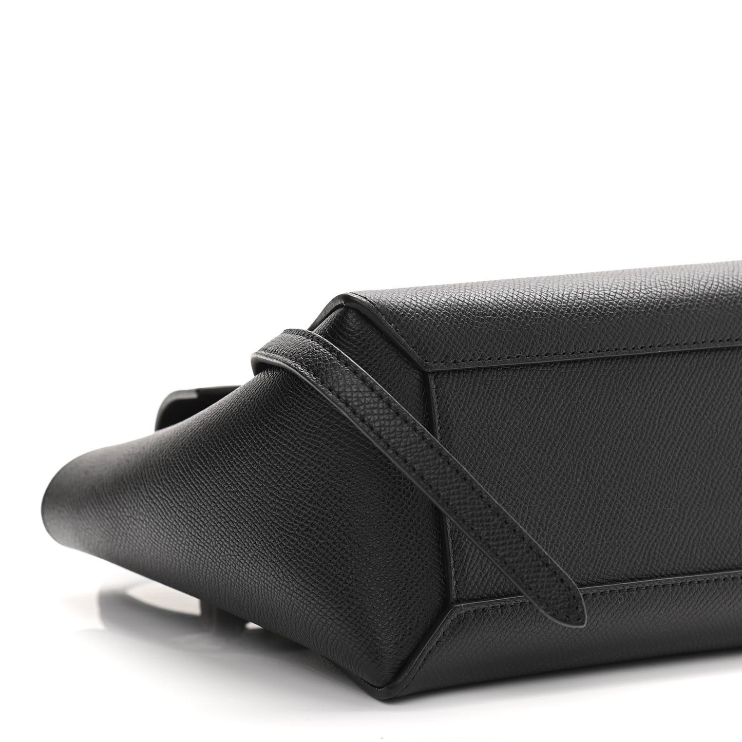 Grained Calfskin Nano Belt Bag Black