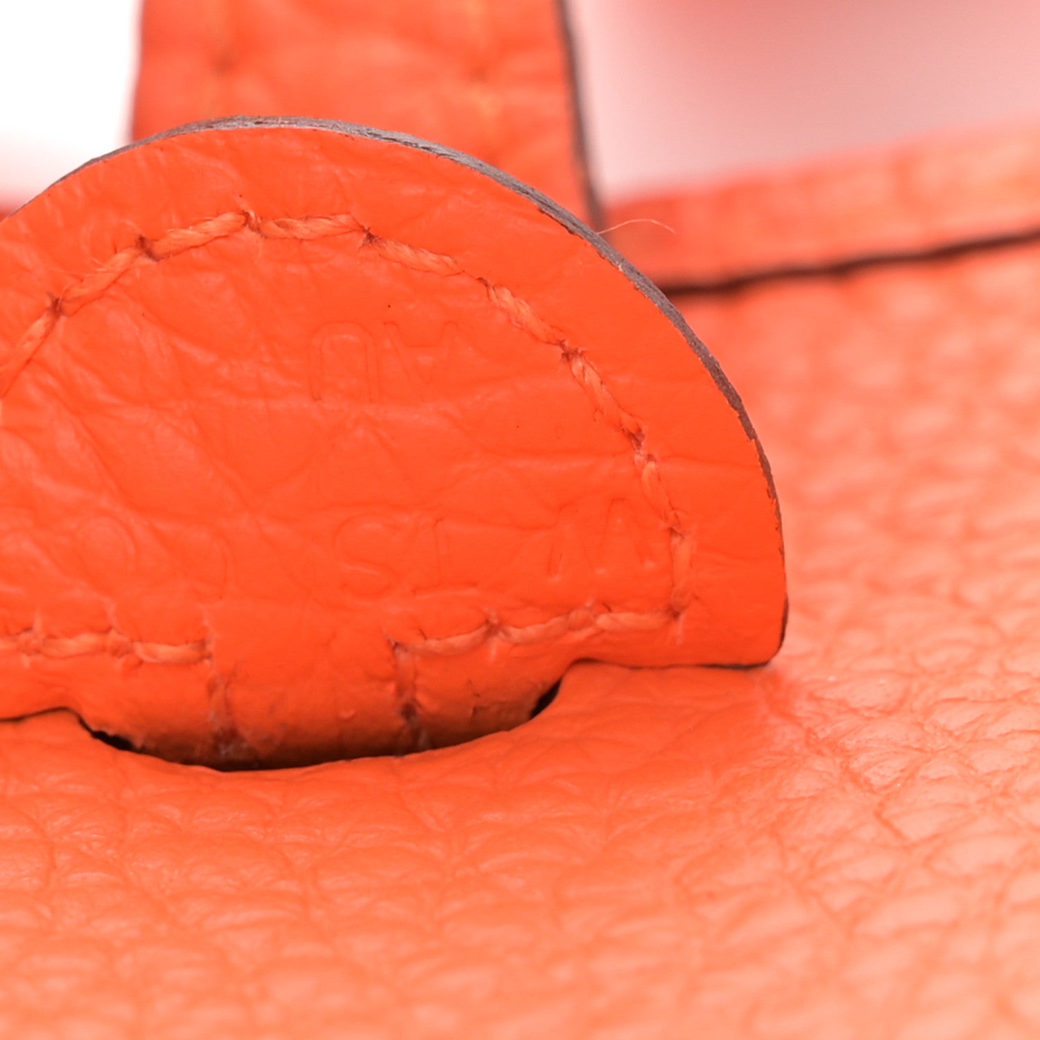 Hermes Taurillon Clemence Evelyne TPM Orange 7 of 11