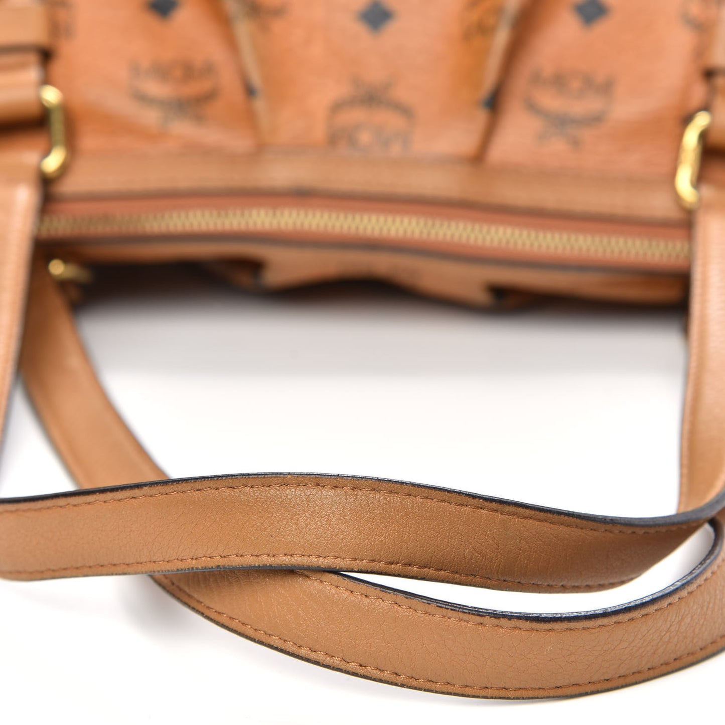 Visetos Medium Essentials Shopper Tote Cognac