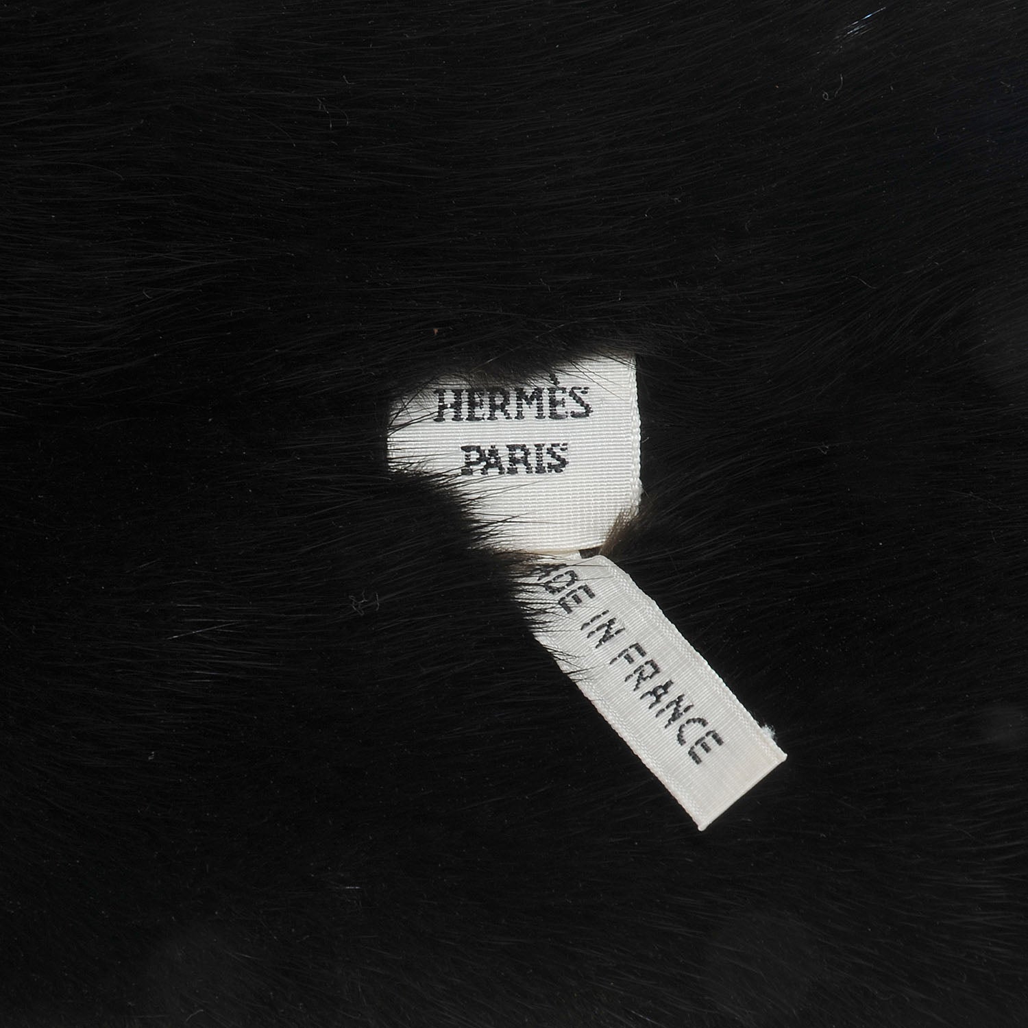 Hermes Mink Chaine D'Ancre Collar Scarf Black 7 of 7