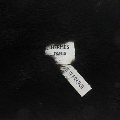 Hermes Mink Chaine D'Ancre Collar Scarf Black 7 of 7