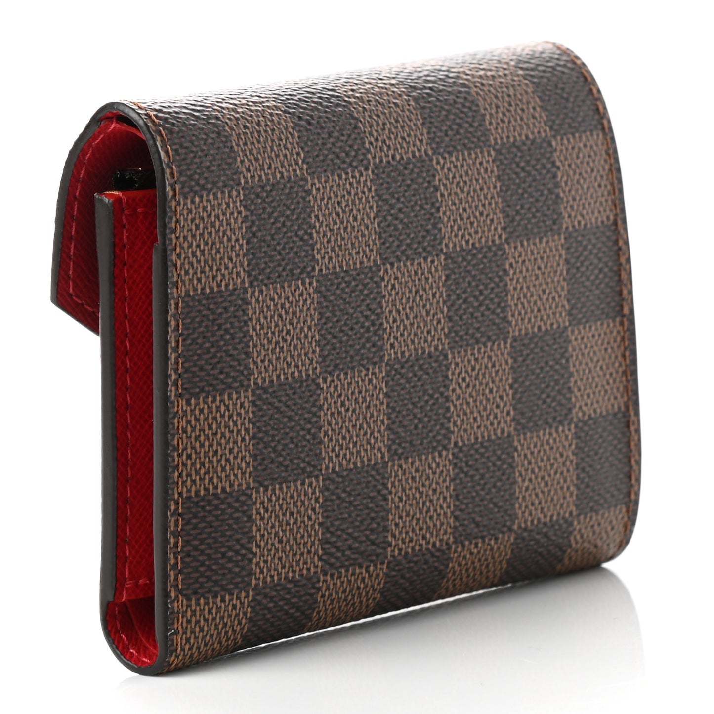 Damier Ebene Victorine Wallet Cherry