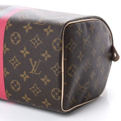 Louis Vuitton Monogram My LV Heritage Speedy 25 Vert Anglais Fuchsia 7 of 10