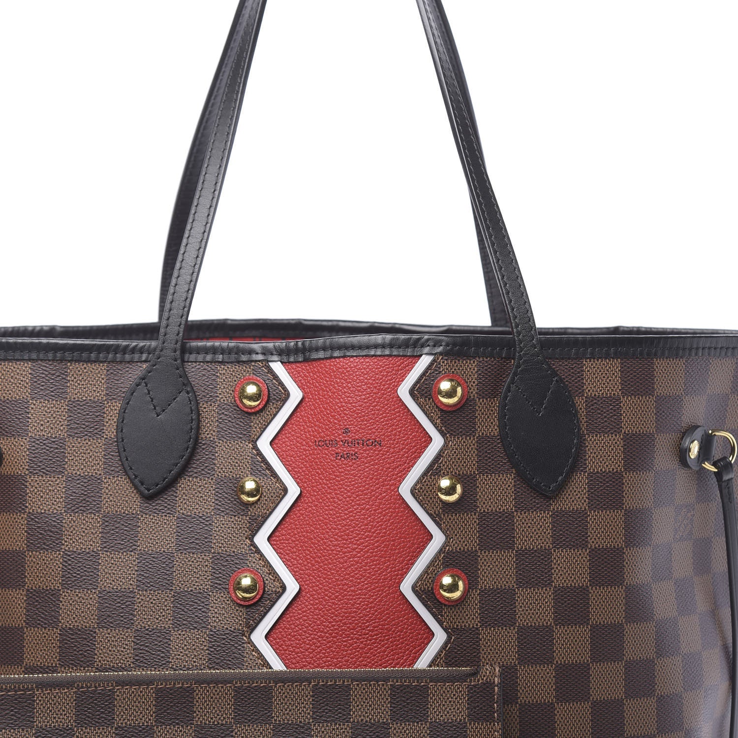 Louis Vuitton Damier Ebene Karakoram Neverfull MM 8 of 12